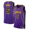 Maglia Los Angeles Lakers Jordan Lebron James 6 Statement Edition Swingman Viola - Uomo