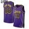 Maglia Los Angeles Lakers Jordan Personalizzata Statement Edition Swingman Blu - Bambino