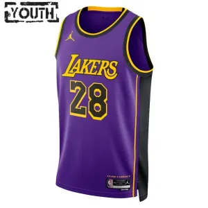 Maglia Los Angeles Lakers Jordan Rui Hachimura 28 Statement Edition Swingman Viola - Bambino