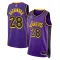 Maglia Los Angeles Lakers Jordan Rui Hachimura 28 Statement Edition Swingman Viola - Uomo