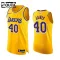 Maglia Los Angeles Lakers Lebron James 40k Points Icon Edition Swingman Giallo - Bambino