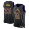 Maglia Los Angeles Lakers Lebron James City Edition 2023-24 Swingman Nero - Uomo
