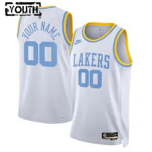 Maglia Los Angeles Lakers Personalizzata Classic Edition 2022-23 Swingman Bianco - Bambino