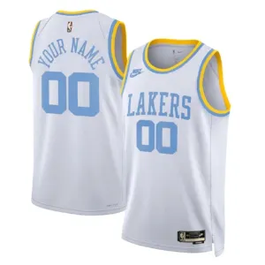 Maglia Los Angeles Lakers Personalizzata Classic Edition 2022-23 Swingman Bianco - Uomo
