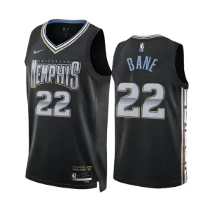 Maglia Memphis Grizzlies Desmond Bane 22 City Edition 2022-23 Swingman Nero - Uomo Maglia Memphis Grizzlies Desmond Bane 22 City Edition 2022-23 Swingman Nero - Uomo