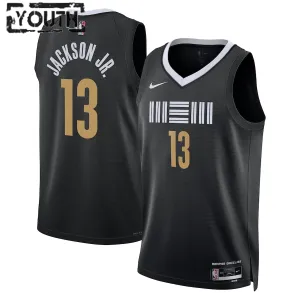 Maglia Memphis Grizzlies Jaren Jackson Jr. City Edition 2023-24 Swingman Nero - Bambino