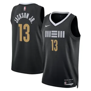 Maglia Memphis Grizzlies Jaren Jackson Jr. City Edition 2023-24 Swingman Nero - Uomo