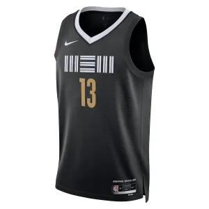 Maglia Memphis Grizzlies Jaren Jackson Jr. City Edition 2023-24 Swingman Nero - Uomo
