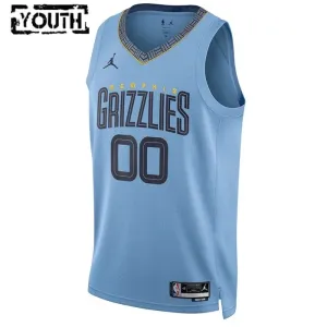 Maglia Memphis Grizzlies Jordan Personalizzata Statement Edition Swingman Blu - Bambino