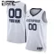 Maglia Memphis Grizzlies Personalizzata Association Edition Swingman Bianco - Bambino