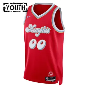 Maglia Memphis Grizzlies Personalizzata City Edition 2024-25 Swingman Rosso - Bambino