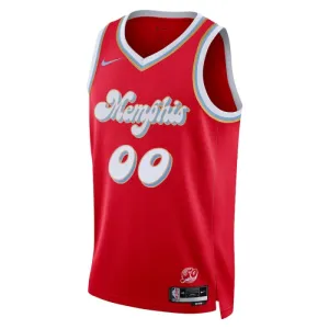 Maglia Memphis Grizzlies Personalizzata City Edition 2024-25 Swingman Rosso - Uomo