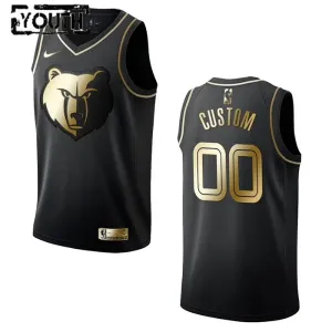 Maglia Memphis Grizzlies Personalizzata Golden Edition Swingman Nero - Bambino Maglia Memphis Grizzlies Personalizzata Golden Edition Swingman Nero - Bambino