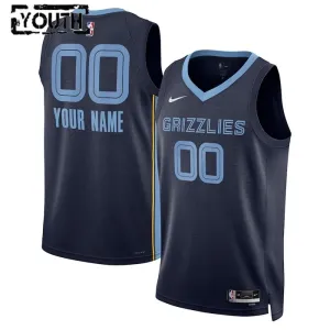 Maglia Memphis Grizzlies Personalizzata Icon Edition Swingman Navy - Bambino
