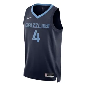 Maglia Memphis Grizzlies Steven Adams 4 Icon Edition Swingman Navy - Uomo