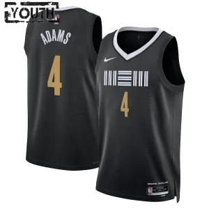 Maglia Memphis Grizzlies Steven Adams City Edition 2023-24 Swingman Nero - Bambino