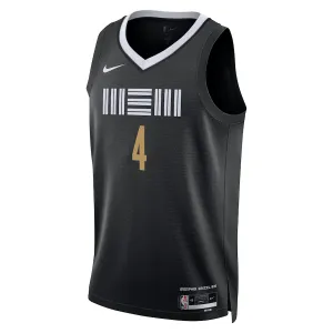 Maglia Memphis Grizzlies Steven Adams City Edition 2023-24 Swingman Nero - Uomo