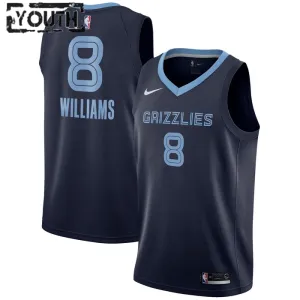Maglia Memphis Grizzlies Zaire Williams 8 Icon Edition Swingman Navy - Bambino
