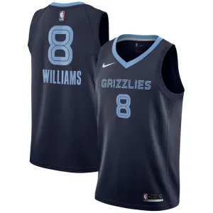 Maglia Memphis Grizzlies Zaire Williams 8 Icon Edition Swingman Navy - Uomo