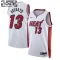 Maglia Miami Heat Bam Adebayo 13 Association Edition Swingman Bianco - Bambino
