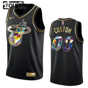Maglia Miami Heat Diamond Edition Personalizzata Swingman Nero - Bambino Maglia Miami Heat Diamond Edition Personalizzata Swingman Nero - Bambino