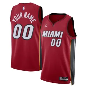 Maglia Miami Heat Jordan Personalizzata Statement Edition Swingman Rosso - Uomo