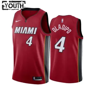 Maglia Miami Heat Jordan Victor Oladipo 4 Icon Edition Swingman Rosso - Bambino