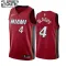 Maglia Miami Heat Jordan Victor Oladipo 4 Icon Edition Swingman Rosso - Bambino