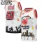 Maglia Miami Heat Mitchell Ness x Tats Cru Edition Hardwood Classics 2023-24 Swingman Bianco - Bambino
