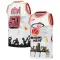 Maglia Miami Heat Mitchell Ness x Tats Cru Edition Hardwood Classics 2023-24 Swingman Bianco - Uomo