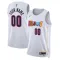 Maglia Miami Heat Personalizzata City Edition 2022-23 Swingman Bianco - Uomo