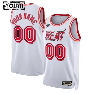 Maglia Miami Heat Personalizzata Classic Edition 2022-23 Swingman Bianco - Bambino