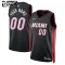 Maglia Miami Heat Personalizzata Icon Edition Swingman Nero - Bambino