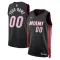 Maglia Miami Heat Personalizzata Icon Edition Swingman Nero - Uomo