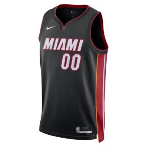 Maglia Miami Heat Personalizzata Icon Edition Swingman Nero - Uomo