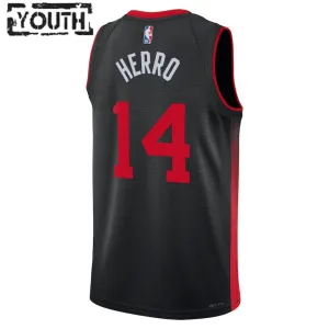 Maglia Miami Heat Tyler Herro 14 City Edition 2023-24 Swingman Nero - Bambino