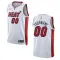 Maglia Miami Heat White Personalizzata Association Edition 2023-24 Swingman - Uomo