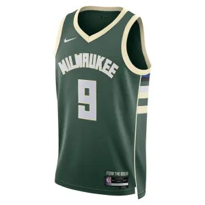 Maglia Milwaukee Bucks Bobby Portis JR 9 Icon Edition Swingman Verde - Uomo