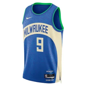 Maglia Milwaukee Bucks Bobby Portis Jr City Edition 2023-24 Swingman Royal - Uomo