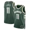 Maglia Milwaukee Bucks Brook Lopez 11 Icon Edition Swingman Verde - Uomo