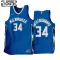 Maglia Milwaukee Bucks Giannis Antetokounmpo 34 City Edition 2022-23 Swingman Blu - Bambino