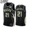 Maglia Milwaukee Bucks Jrue Holiday 21 Jordan Statement Edition Swingman Nero - Bambino