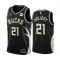 Maglia Milwaukee Bucks Jrue Holiday 21 Jordan Statement Edition Swingman Nero - Uomo