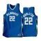 Maglia Milwaukee Bucks Khris Middleton 22 City Edition 2022-23 Swingman Blu - Uomo