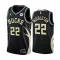 Maglia Milwaukee Bucks Khris Middleton 22 Jordan Statement Edition Swingman Nero - Uomo
