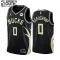 Maglia Milwaukee Bucks Marjon Beauchamp 0 Jordan Statement Edition Swingman Nero - Bambino