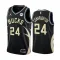 Maglia Milwaukee Bucks Pat Connaughton 24 Jordan Statement Edition Swingman Nero - Uomo