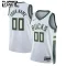 Maglia Milwaukee Bucks Personalizzata Association Edition Swingman Bianco - Bambino