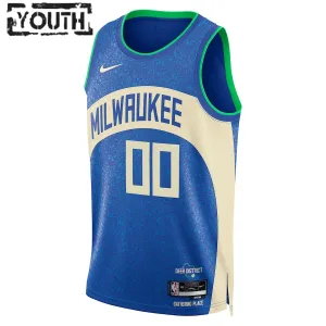 Maglia Milwaukee Bucks Personalizzata City Edition 2023-24 Swingman - Bambino