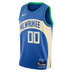 Maglia Milwaukee Bucks Personalizzata City Edition 2023-24 Swingman - Uomo